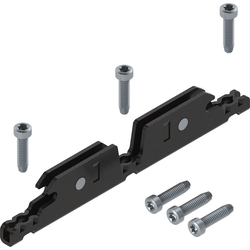Aventos HKi Front Fixing Bracket for Aluminum Frames, Onyx Black