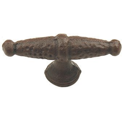Savannah 2-3/8 Inch Diameter Natural Rust Cabinet Knob