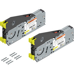 Aventos HL Top Parallel Lift System for Cabinet Heights 11-3/4 to 15-1/4 Inch and Door Weights 3.3 to 22 Lbs, Requires HL Arm Assemblies and Cover Plate Set