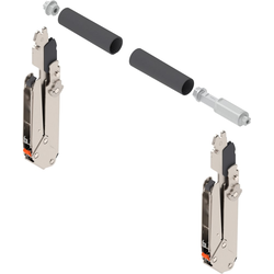Aventos HL Arm Assembly for Cabinet Height 11-3/4 to 13-1/4 Inch, Minimum Opening Height 10-5/16 Inch, Required Cross Stabilizer Bar Sold Separately