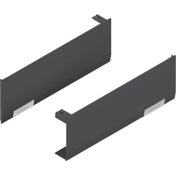 Aventos HF/HL Top Cover Set, Dark Gray, Set of Left and Right