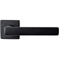 PMI Dallas Passage Door Handle for 1-3/8 Inch Door Thickness, Set of Left and Right, Matte Black