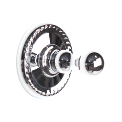 Aria Robe Hook Polished Chrome