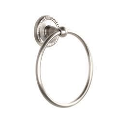 Aria Towel Ring Satin Nickel