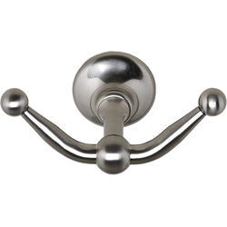 Ravello Double Hook, Satin Nickel
