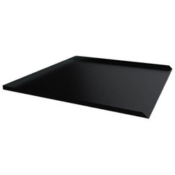 20 Inch Length x 20 Inch Width Mini Fridge Leak Pan, Black