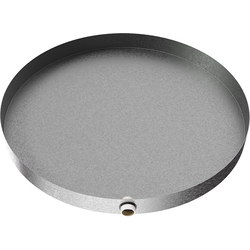 24 Inch Diameter Round Water Heater Drain Pan, Galvanized Steel