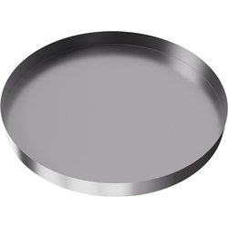 24 Inch Diameter Round Water Heater Drip Pan, Stainless Steel