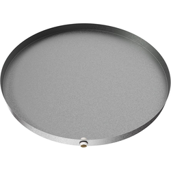 36 Inch Diameter Round Drain Pan, Galvanized Steel