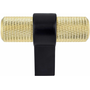 Modern Brushed Gold and Matte Black