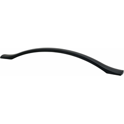 Berenson Echo 8-13/16 Inch Center to Center Cabinet Pull, Traditional Style, Zinc Material, Matte Black