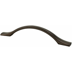 Berenson Echo 5-1/16 Inch Center to Center Cabinet Pull, Traditional Style, Zinc Material, Oil Rubbed Bronze