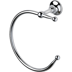 Ravello 8 Inch Towel Ring, Polished Chrome