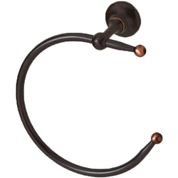 Ravello 8 Inch Premium Solid Brass Towel Ring, Oil Rubbed Bronze