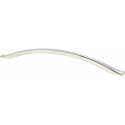 Berenson Echo 12 Inch Center to Center Appliance Pull, Traditional Style, Zinc Material, Polished Nickel