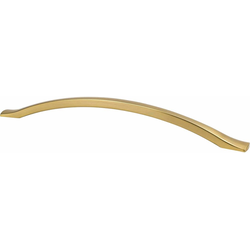Berenson Echo 12 Inch Center to Center Appliance Pull, Traditional Style, Zinc Material, Modern Brushed Gold