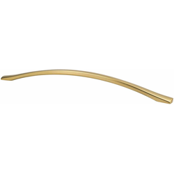 Berenson Echo 18 Inch Center to Center Appliance Pull, Traditional Style, Zinc Material, Modern Brushed Gold