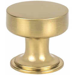 Berenson Folklore 1-3/16 Inch Diameter Cabinet Knob, Traditional Style, Zinc Material, Gold