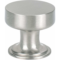 Berenson Folklore 1-3/16 Inch Diameter Cabinet Knob, Traditional Style, Zinc Material, Nickel