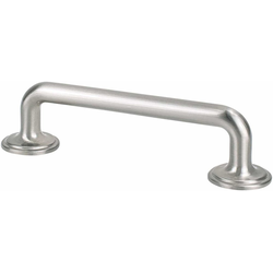 Berenson Folklore 3-3/4 Inch Center to Center Cabinet Pull, Traditional Style, Zinc Material, Brushed Nickel