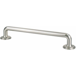 Berenson Folklore 6-5/16 Inch Center to Center Cabinet Pull, Traditional Style, Zinc Material, Brushed Nickel