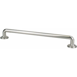 Berenson Folklore 8-13/16 Inch Center to Center Cabinet Pull, Traditional Style, Zinc Material, Brushed Nickel