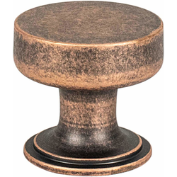Berenson Folklore 1-3/16 Inch Diameter Cabinet Knob, Traditional Style, Zinc Material, Copper