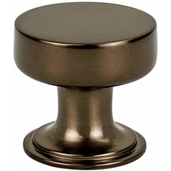 Berenson Folklore 1-3/16 Inch Diameter Cabinet Knob, Traditional Style, Zinc Material, Bronze