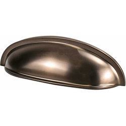 Berenson Folklore 3 Inch Center to Center Cup Pull Traditional Style, Zinc Material, Toasted Bronze