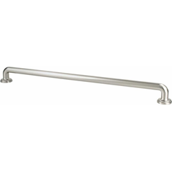 Berenson Folklore 18 Inch Center to Center Appliance Pull, Traditional Style, Zinc Material, Brushed Nickel
