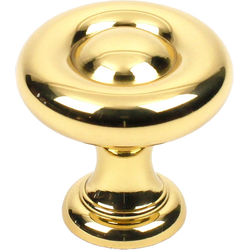 21% OFF Maryland 1-3/16 Inch Premium Solid Brass Knob Variant Two, Polished Brass