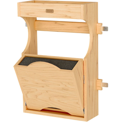 31% OFF 13-1/2 Inch Width Wood Door-Mount Tip-Out Knife Storage Organizer For 14-3/8 Inch Width Minimum Cabinet Opening, Light Brown