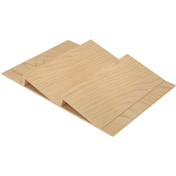 15 Inch Width Trimmable Wood Spice Drawer Insert, Light Brown