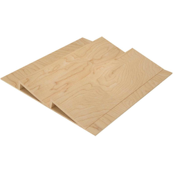 21 Inch Width Trimmable Wood Spice Drawer Insert, Light Brown