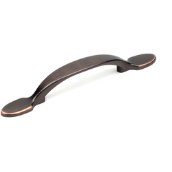 BCK 3 Inch cc Pull, Oil Rubbed Bronze with Highlights