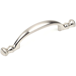 BCD 3 Inch c.c. Zinc Die Cast Pull, Satin Nickel