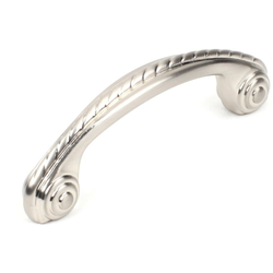 BCE 3 Inch cc Zinc Die Cast Pull, Satin Nickel
