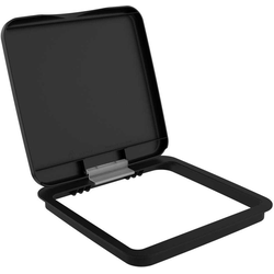 Rev-A-Shelf RV-1024-LID-18-1, Lid Only For 27 Quart Waste Container, Black