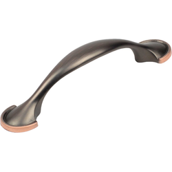 BCB 3 Inch cc Zinc Die Cast Pull, Oil Rubbed Bronze Highlighted