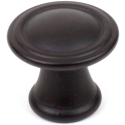 BCG 1-3/16 Inch Zinc Die Cast Knob, Oil Rubbed Bronze