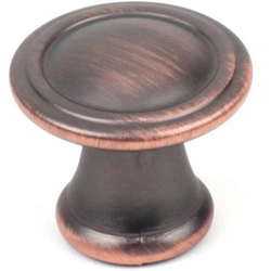 BCF 1-3/16 Inch Zinc Die Cast Knob, Oil Rubbed Bronze Highlighted