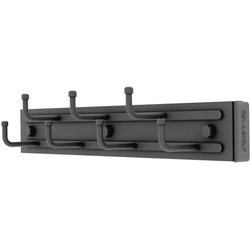 12 Inch Depth Pull Out Belt Rack, Black