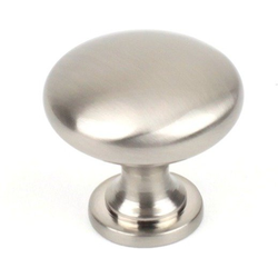 BCH 1-3/16 inch Zinc Die Cast Knob, Satin Nickel
