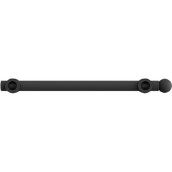 11-1/4 Inch Minimum Cabinet Opening Depth Designer Sliding Valet Rod For Custom Closet Systems, Steel