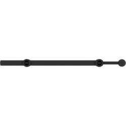 14 Inch Minimum Cabinet Opening Depth Designer Sliding Valet Rod For Custom Closet Systems, Steel