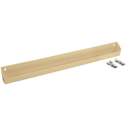 30 Inch Width Polymer Lazy Daisy Tip-Out Tray With 2 Pair of 45 Degree Hinges For Sink Base, Almond
