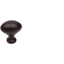 BCJ 1-1/4 Inch Oval Knob, Oil Rubbed Bronze