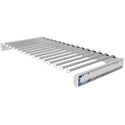 26% OFF 30 Inch Width x 14 Inch Depth Elite Pull-Out Pants Rack With Soft-Close Slides, Polished Chrome