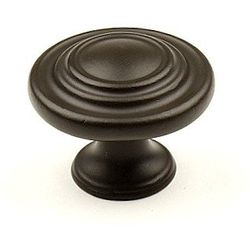 BCD 1-11/32 Inch Zinc Die Cast Knob, Oil Rubbed Bronze