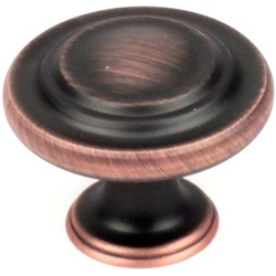 BCD 1-11/32 Inch Zinc Die Cast Knob, Oil Rubbed Bronze Highlighted